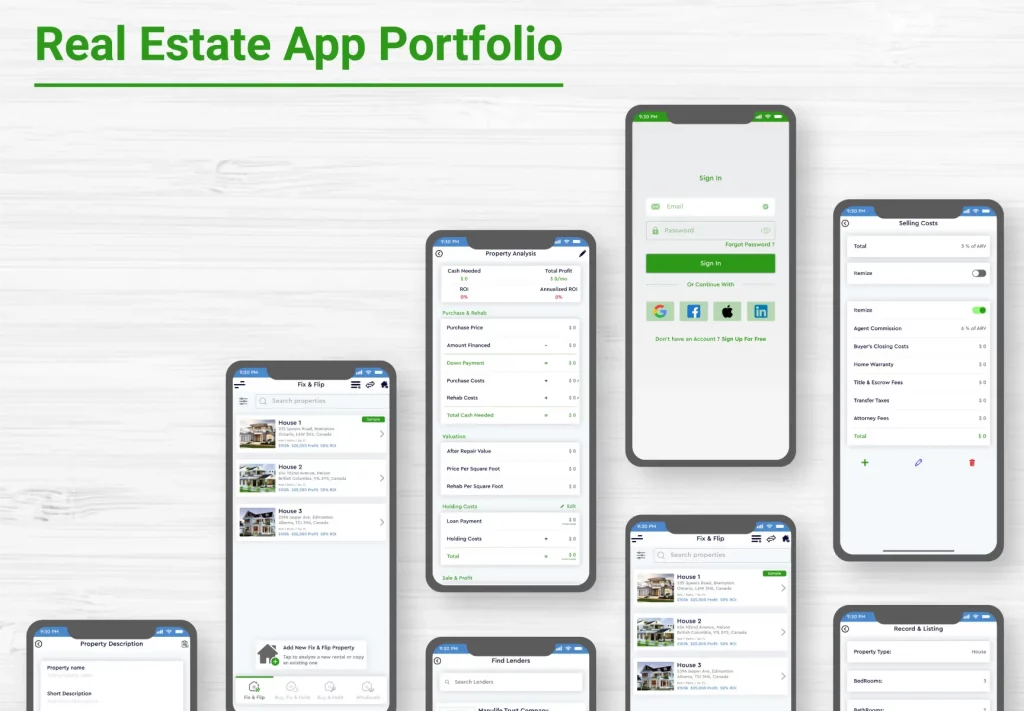 Real estate app development