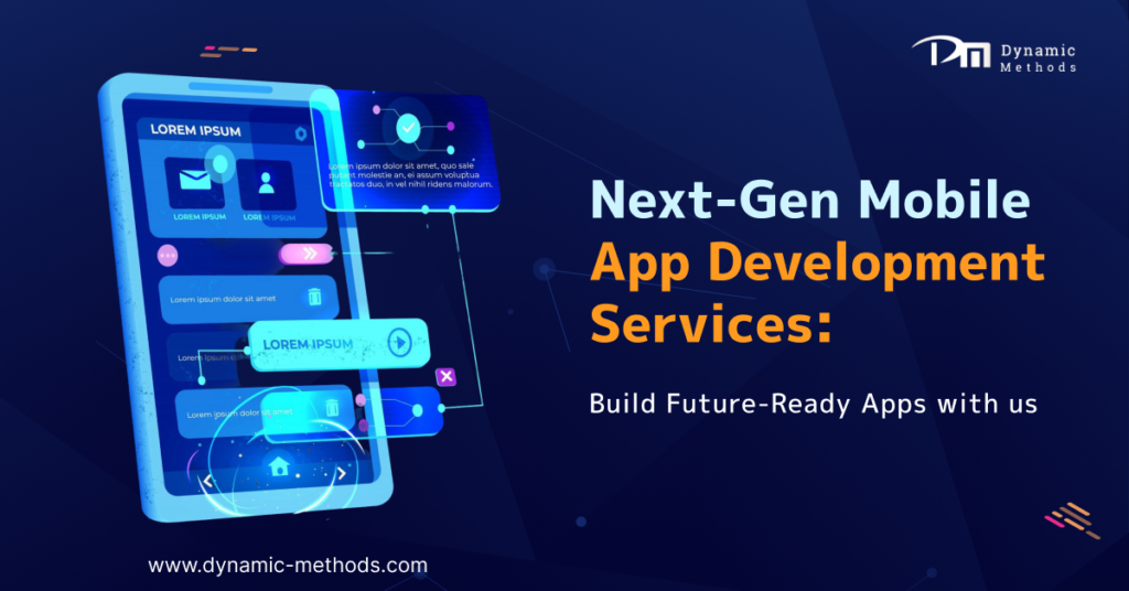 mobile app development services for iOS, Android, and cross-platform