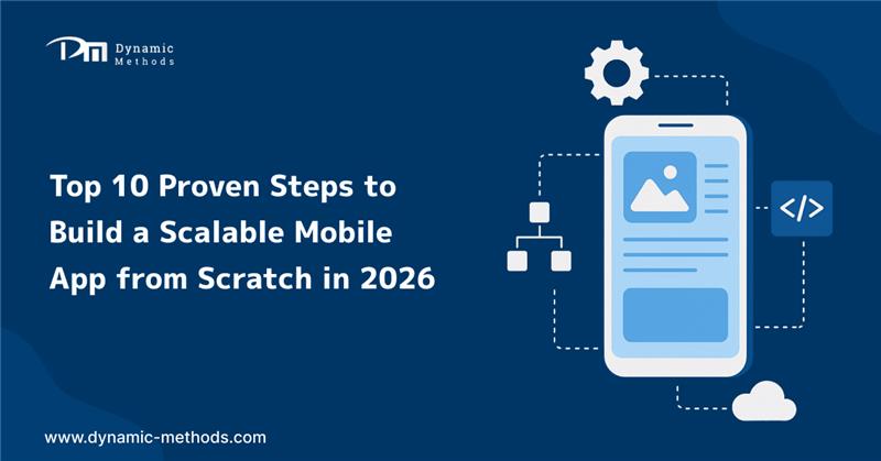 Top 10 proven steps to build a scalable mobile app from scratch in 2026 – Dynamic Methods