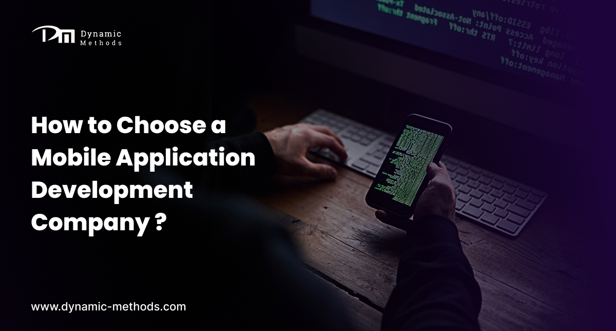 How to choose a mobile application development company with smartphone and coding interface