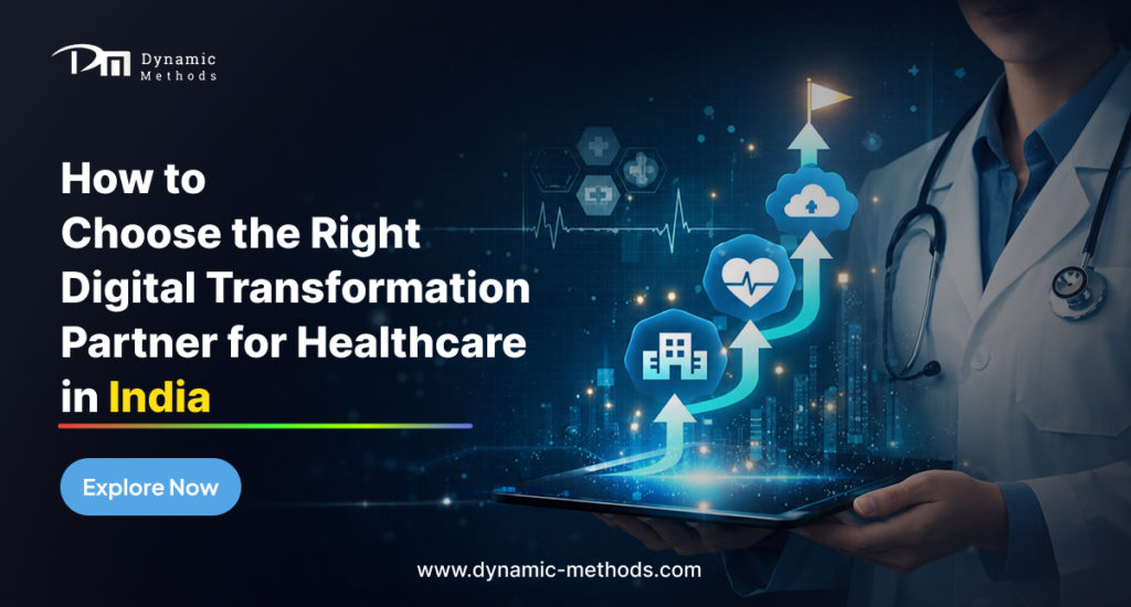 Digital transformation partner for healthcare in India, healthcare technology solutions, medical digital transformation services India