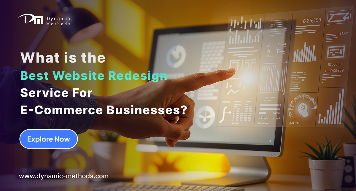 Best website redesign service for e-commerce businesses featuring a modern website interface.